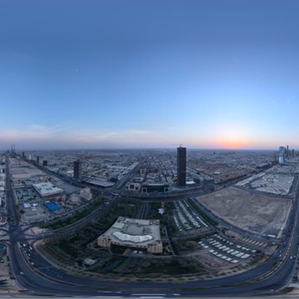 لقطة بانورامية 360° من جولة افتراضية سلّمناها